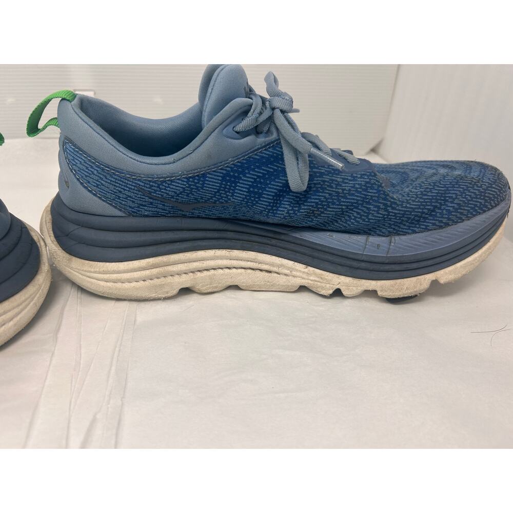 HOKA One One Gaviota Running Shoes Blue Mens Size 9.5 Cushioned - Picture 3 of 9